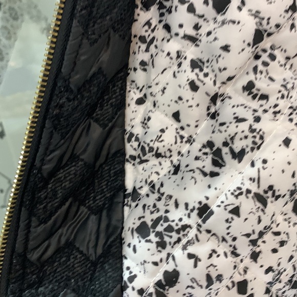 💲2️⃣5️⃣🎉HP🎉Anthropologie Numph Chevron Pattern Maxi Lengh Bomber Jacket - Picture 8 of 13